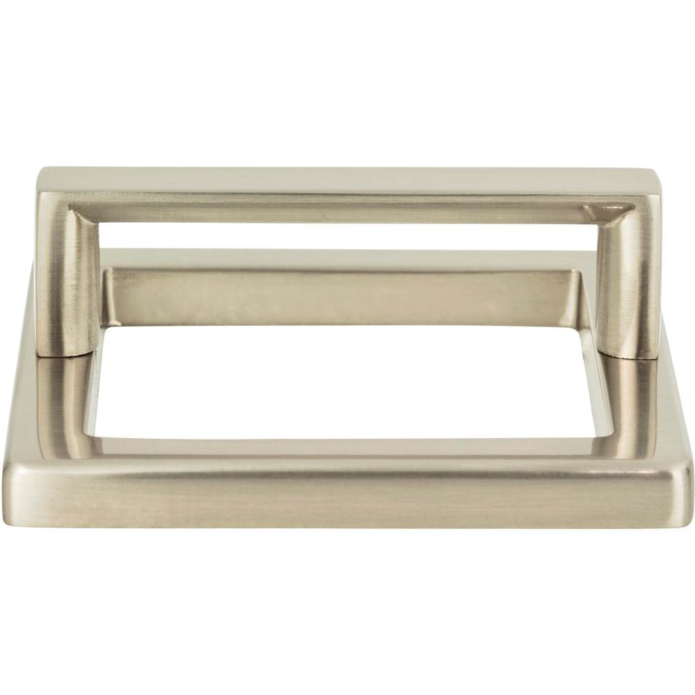 Atlas Tableau Square Base and Top 2 1/2 Inch (c-c) Brushed Nickel