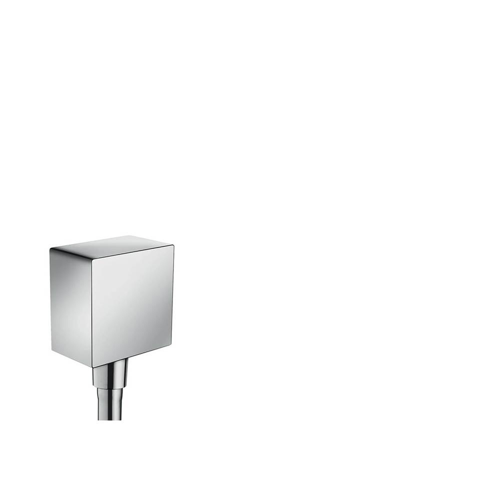 Axor ShowerSolutions Wall Outlet Square with Check Valves in Chrome