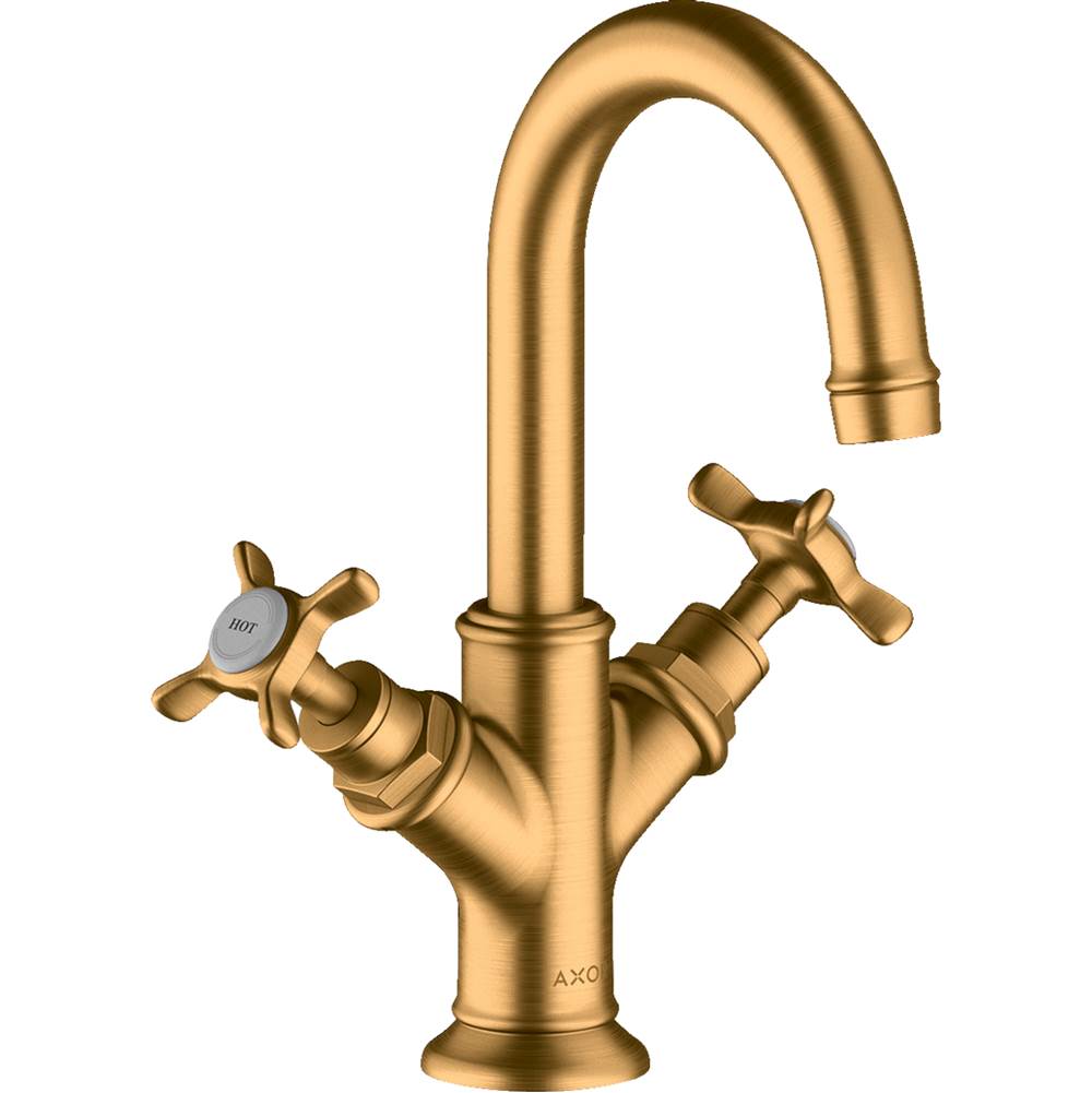 Axor Montreux 2-Handle Faucet 160 with Pop-Up Drain, 1.2 GPM in Brushed Gold Optic