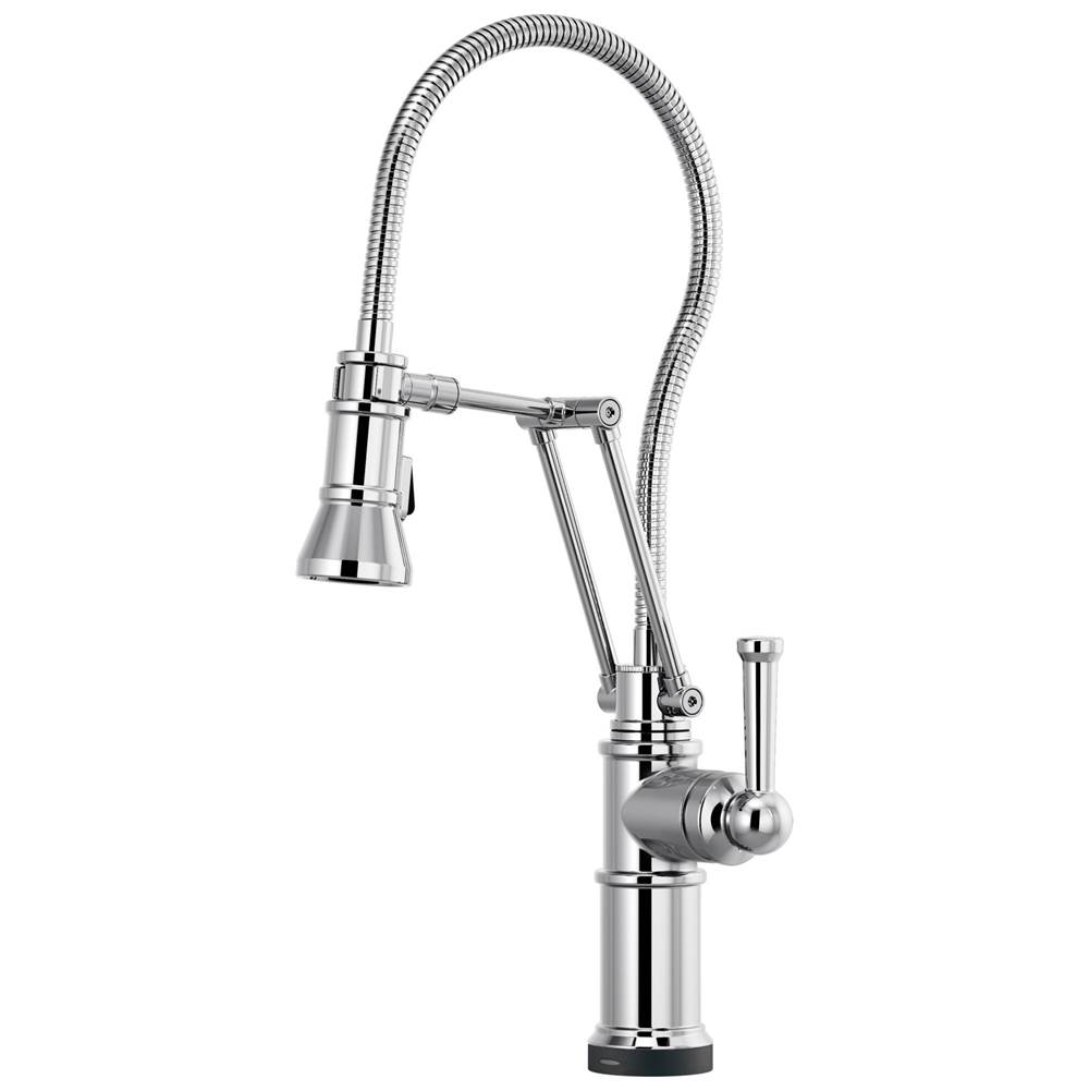 Brizo Artesso® SmartTouch® Articulating Kitchen Faucet With Finished Hose