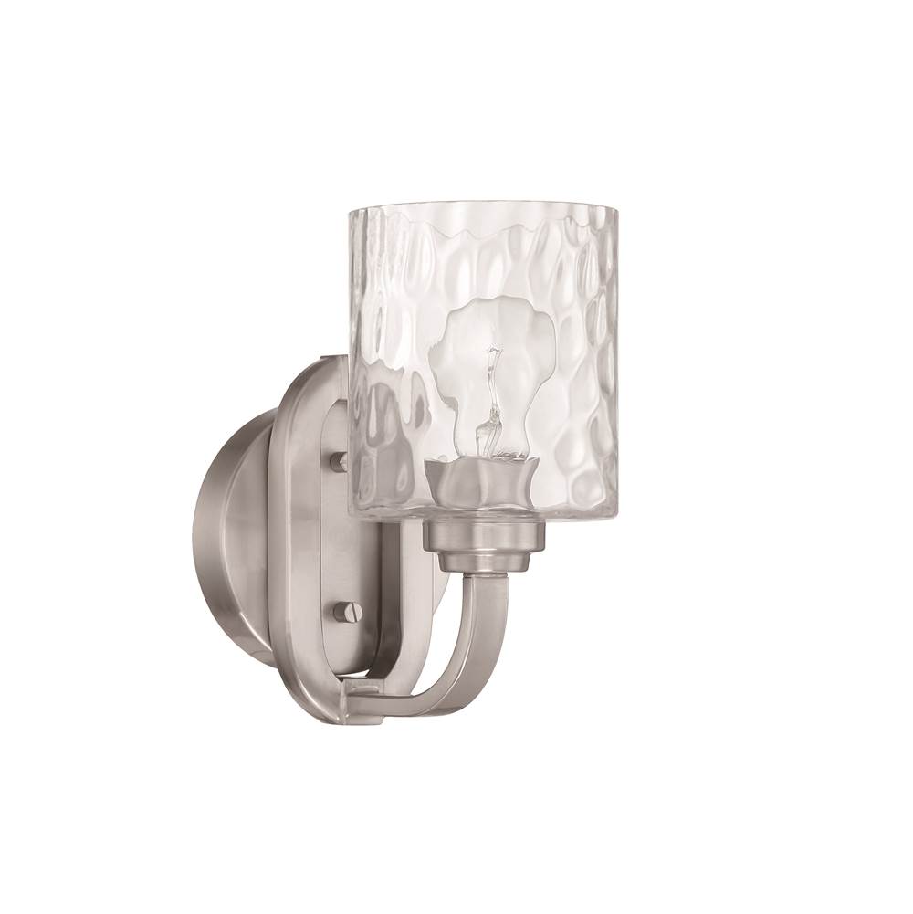 Craftmade Collins 1 Light Wall Sconce in Brushed Polished Nickel