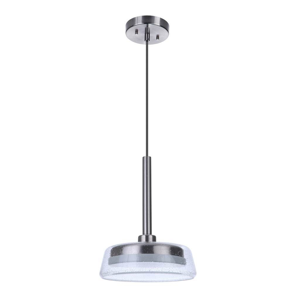 Craftmade Centric 10'' LED Pendant in Brushed Polished Nickel