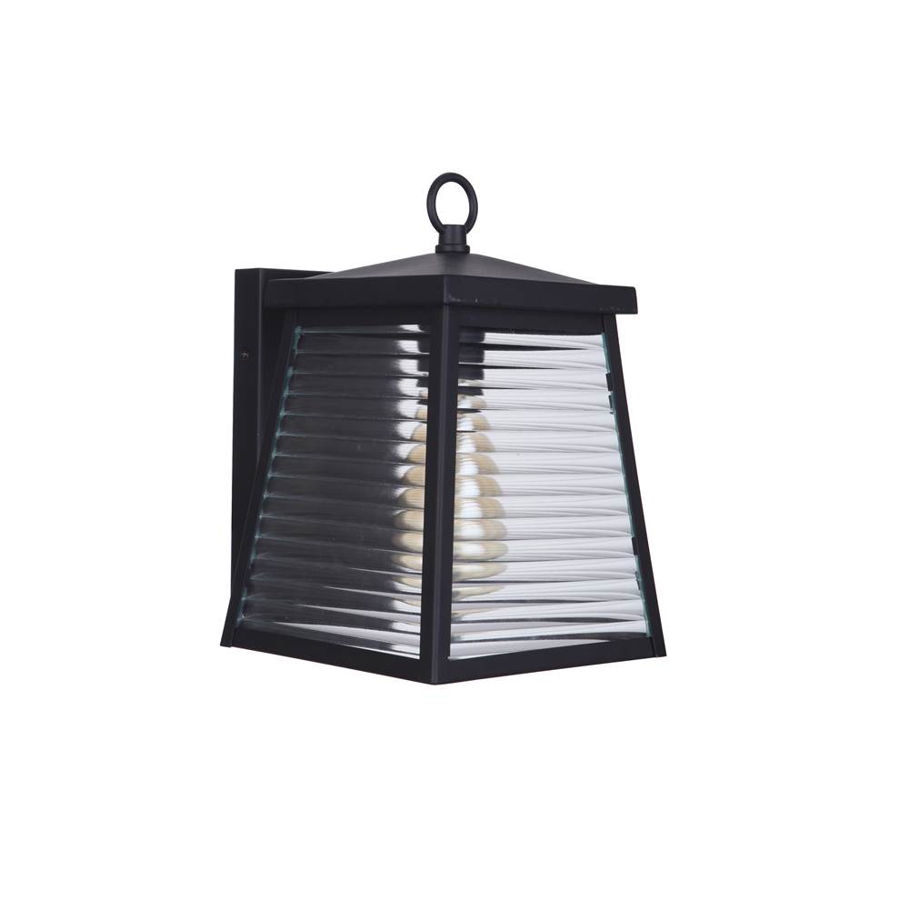Craftmade Armstrong 1 Light Small Outdoor Wall Mount in Midnight