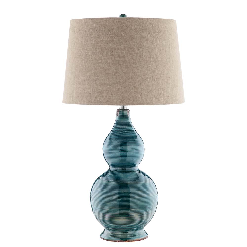 Elk Home Lara 31.75'' High 1-Light Table Lamp - Blue
