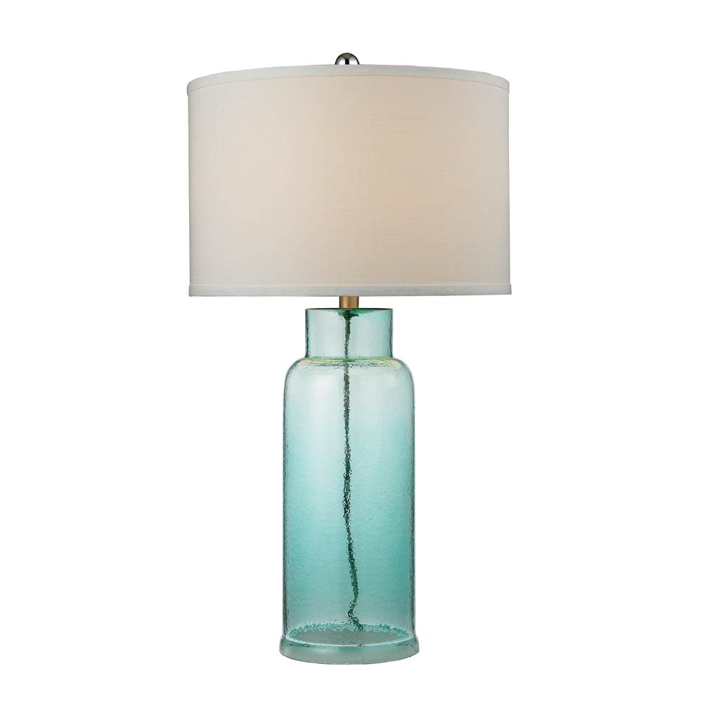 Elk Home Glass Bottle 30'' High 1-Light Table Lamp - Seafoam Green
