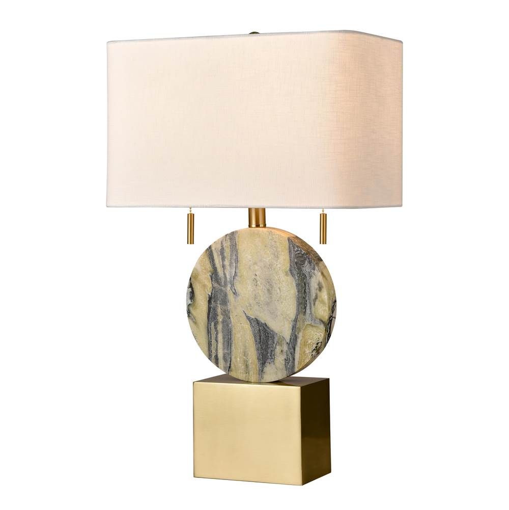 Elk Home Carrin 26'' High 2-Light Table Lamp - Honey Brass