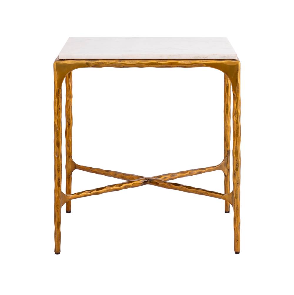 Elk Home Seville Forged Accent Table - Antique Brass