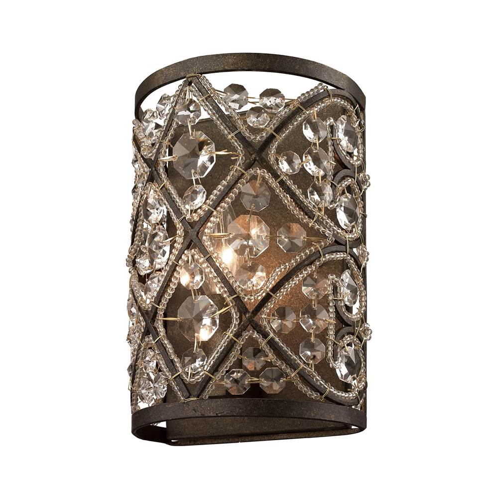 Elk Lighting Amherst 9'' High 1-Light Sconce - Antique Bronze
