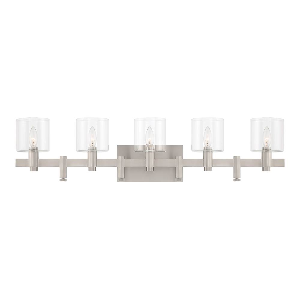 Eurofase Decato 5 Light Sconce  in Nickel