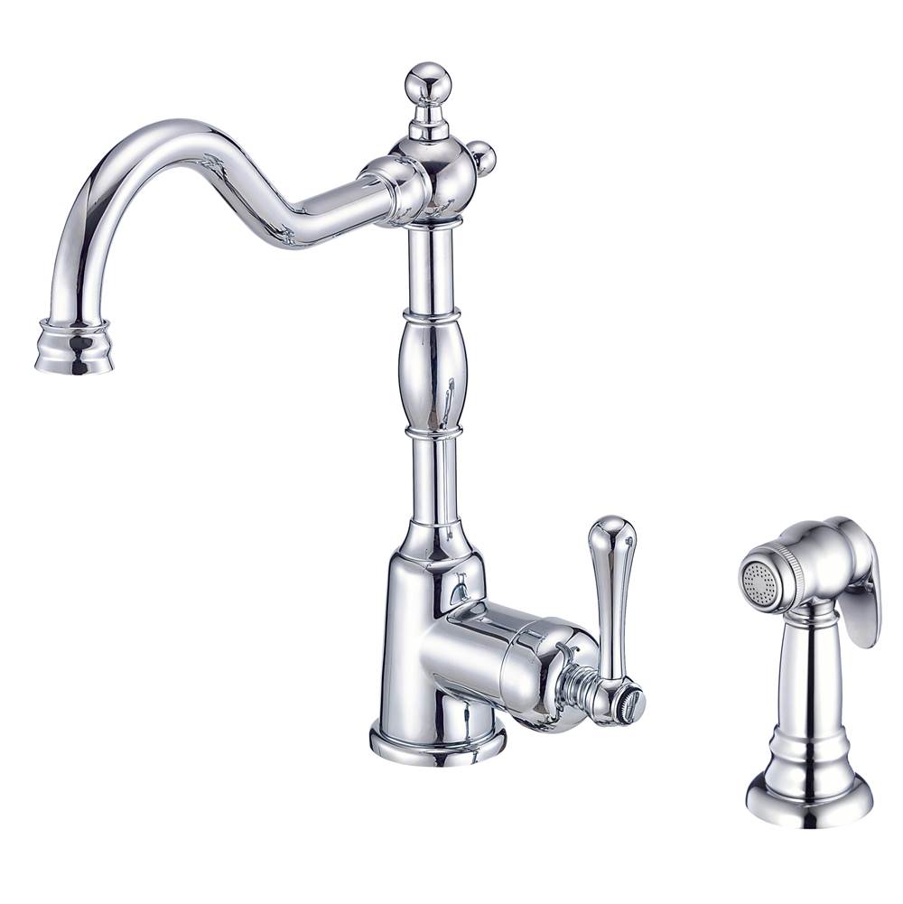Gerber Plumbing Opulence 1H Kitchen Faucet w/ Spray 1.75gpm Chrome