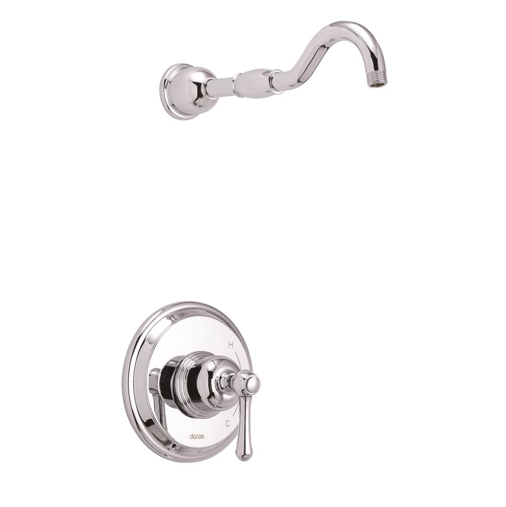 Gerber Plumbing Opulence 1H Shower Only Trim Kit & Treysta Cartridge Less Showerhead Chrome