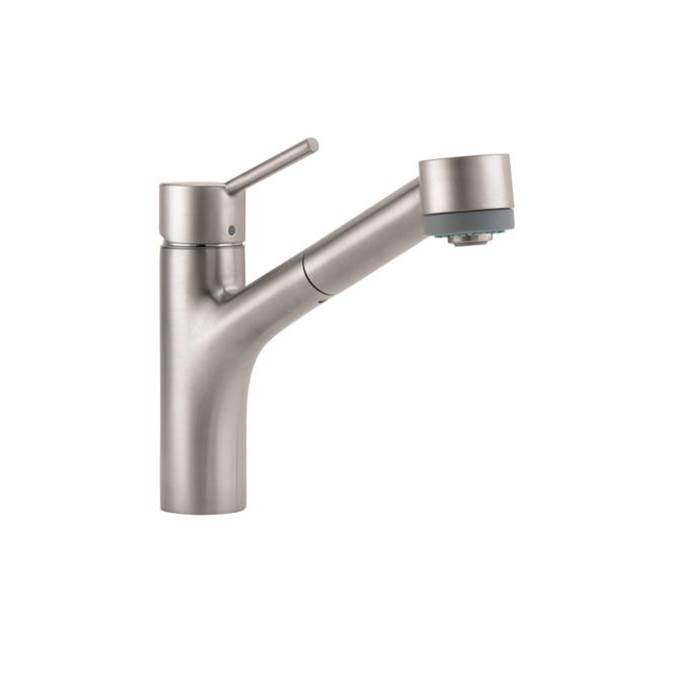Hansgrohe Talis S Kitchen Faucet, 2-Spray Pull-Out, 1.75 GPM in Steel Optic