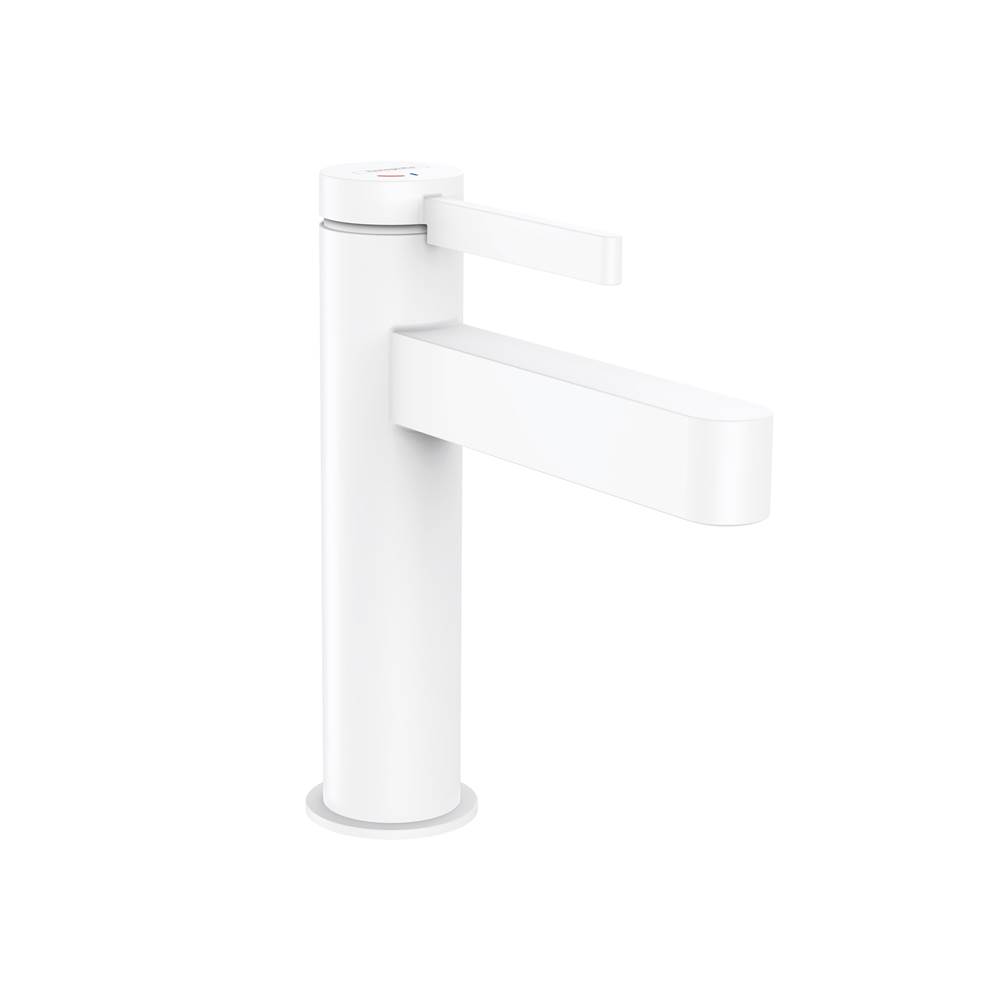 Hansgrohe Finoris Single-Hole Faucet 110 with Pop-Up Drain, 1.2 GPM in Matte White