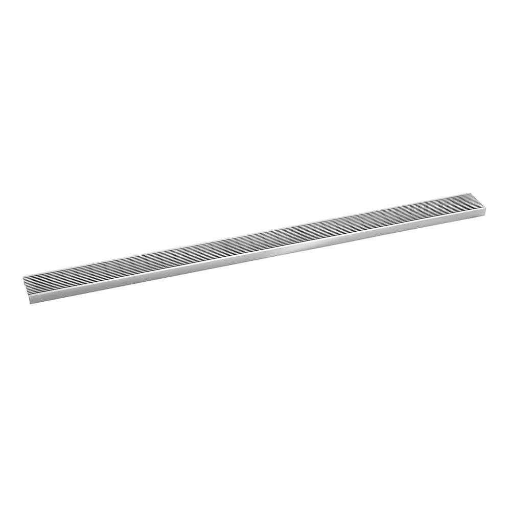 Infinity Drain 72'' Wedge Wire Grate for S-LAG 65/S-AS 65/S-AS 99 in Satin Stainless