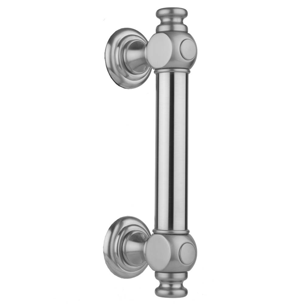 Jaclo 12'' H60 Smooth with End Caps Front Mount Shower Door Pull