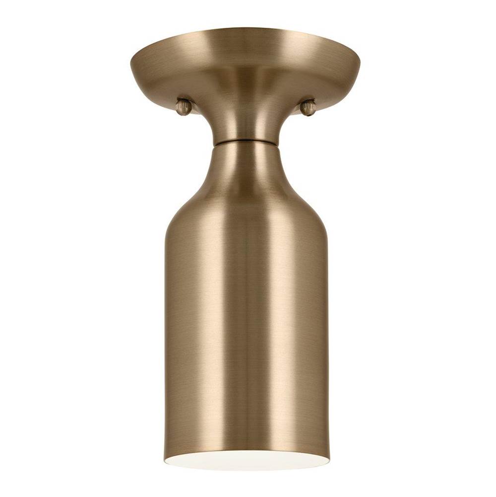 Kichler Lighting Sisu 9 Inch 1 Light Semi Flush in Champagne Bronze