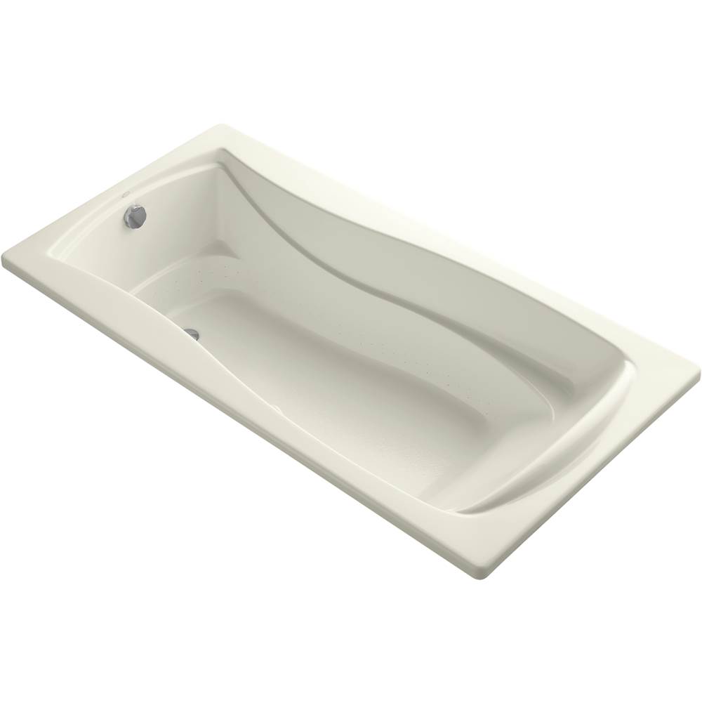 Kohler Mariposa® 72-1/8'' x 36-1/8'' drop-in Heated BubbleMassage™ air bath with Bask® heated surface