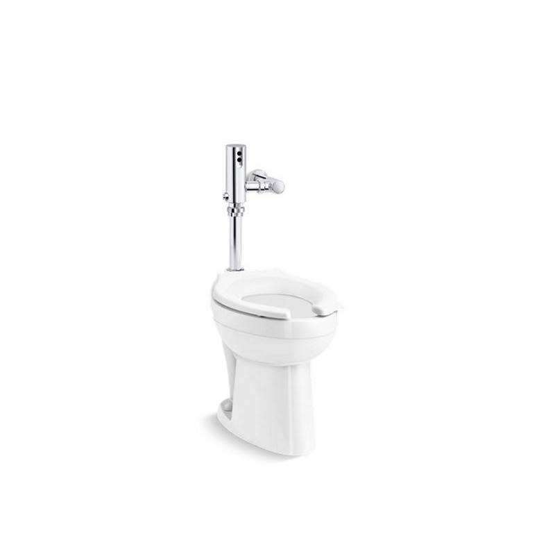 Kohler Highcliff™ Ultra Commercial toilet with Mach® Tripoint® touchless DC 1.0 gpf flushometer