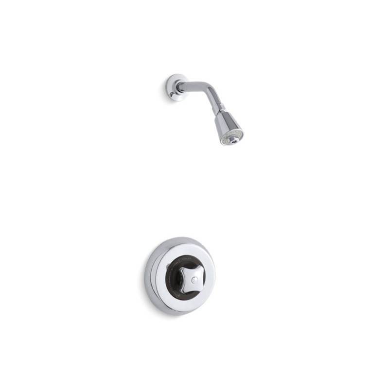 Kohler Triton® Rite-Temp(R) shower valve trim with lever handle and 1.75 gpm showerhead