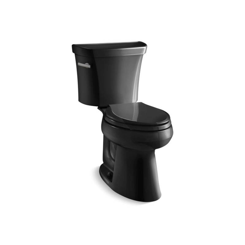 Kohler Highline® Comfort Height® Two-piece elongated 1.28 gpf chair height toilet with tank cover locks