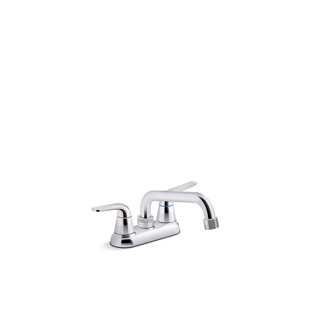 Kohler Jolt Two-Handle Utility Sink Faucet With 3/4 in. Threaded Ght Spout