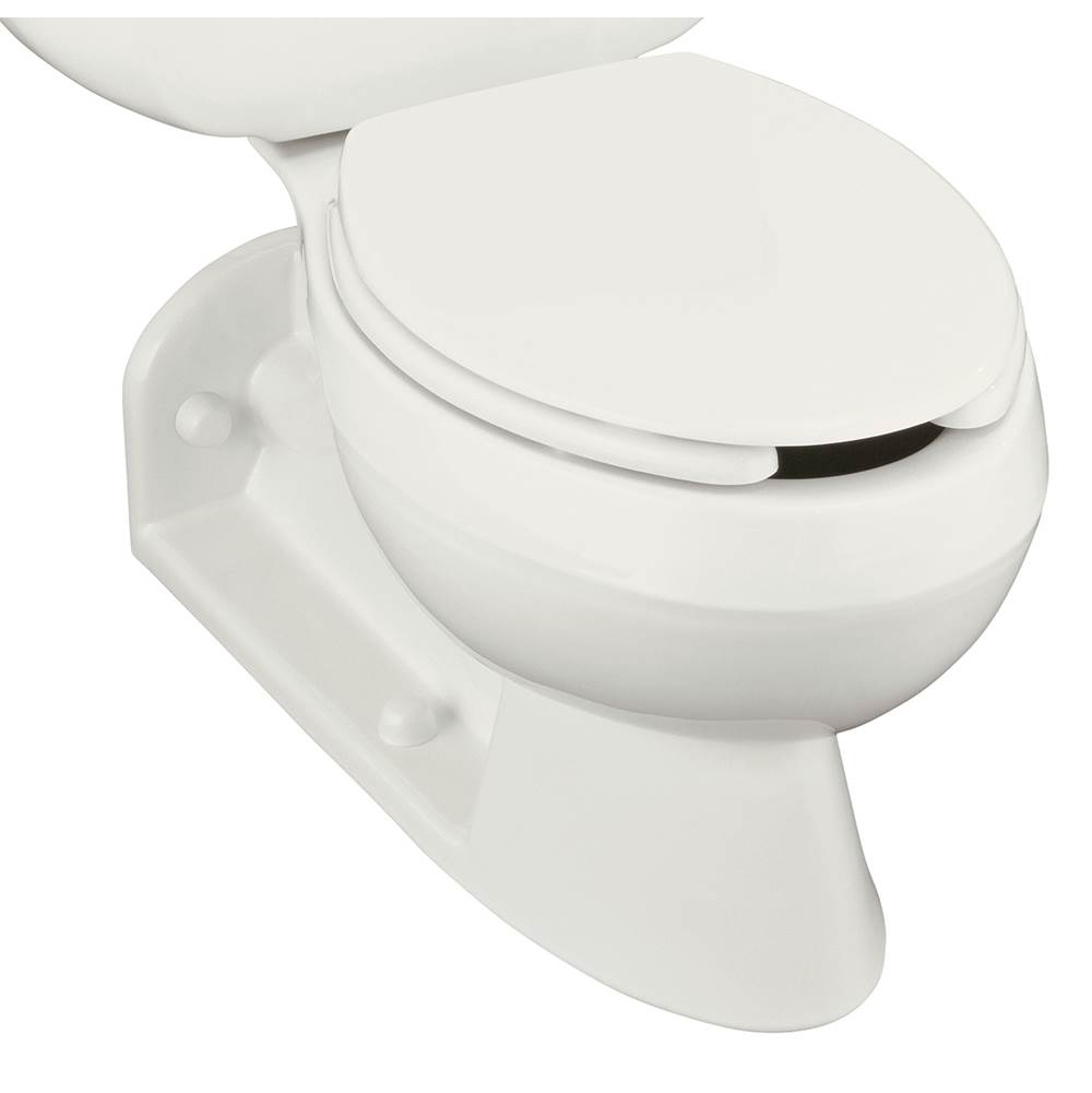 Kohler Barrington™ Elongated rear outlet toilet bowl with antimicrobial finish, less seat