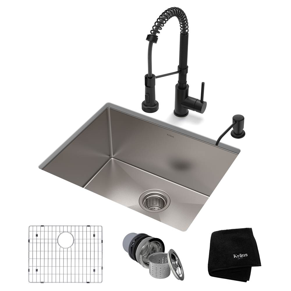 Kraus - Undermount Kitchen Sink and Faucet Combos