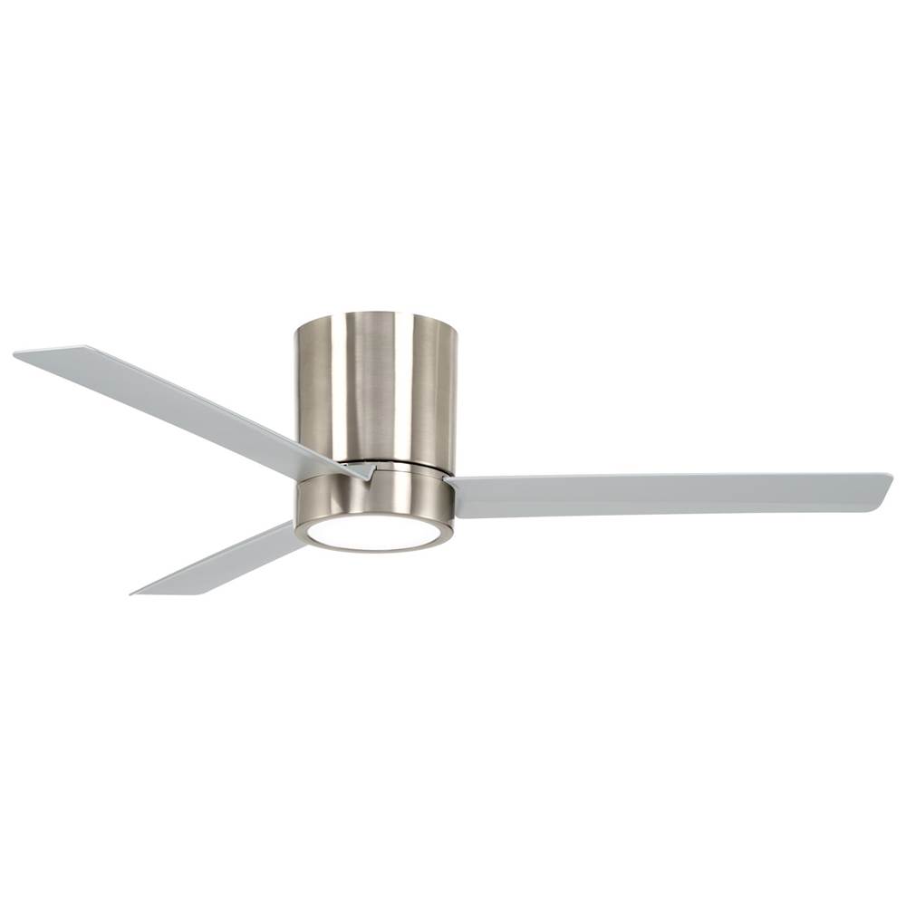Minka Aire Roto Flush 52 in. LED Indoor Brushed Nickel Ceiling Fan with Remote