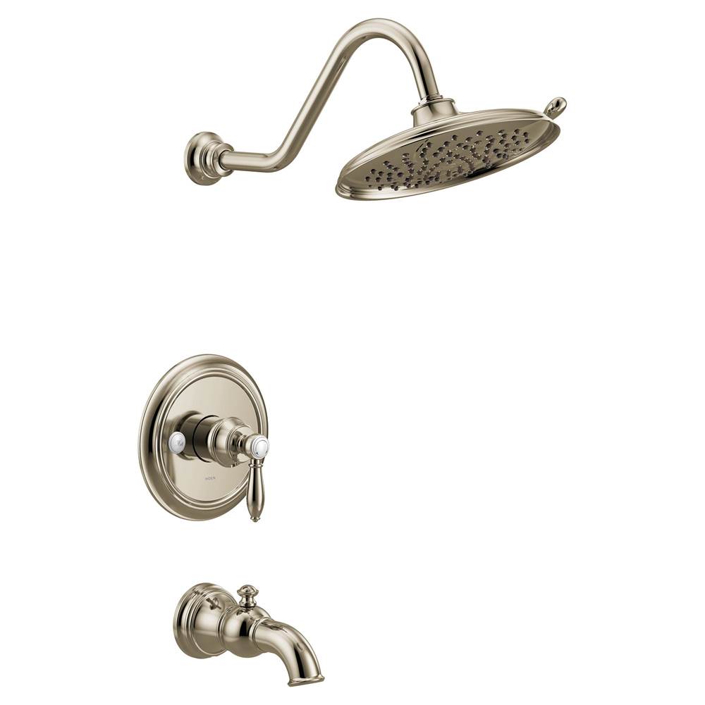 Moen Weymouth M-CORE 3-Series 1-Handle Tub and Shower Trim Kit in Polished Nickel (Valve Sold Separately)