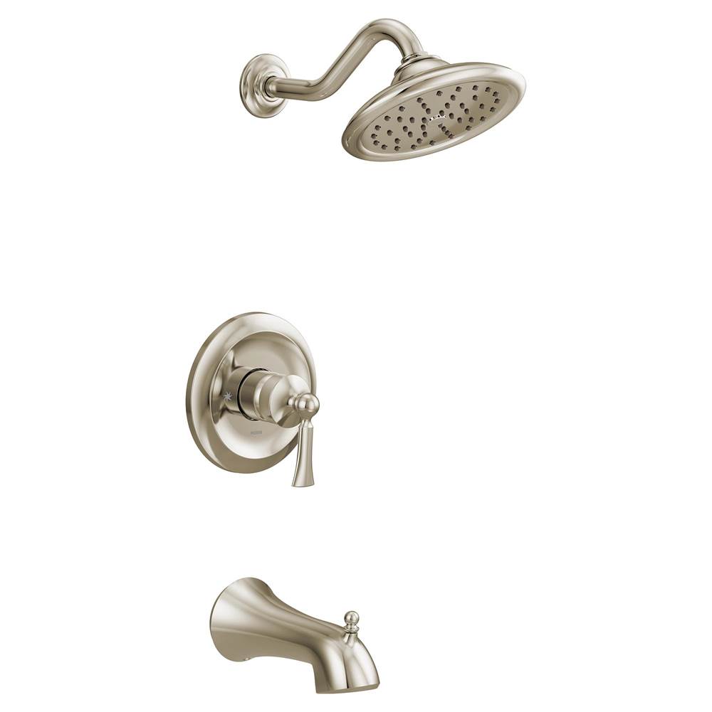 Moen Wynford M-CORE 3-Series 1-Handle Tub and Shower Trim Kit in Polished Nickel (Valve Sold Separately)
