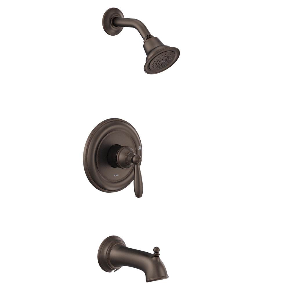 Moen Brantford M-CORE 2-Series Eco Performance 1-Handle Tub and Shower Trim Kit in Oil Rubbed Bronze (Valve Sold Separately)