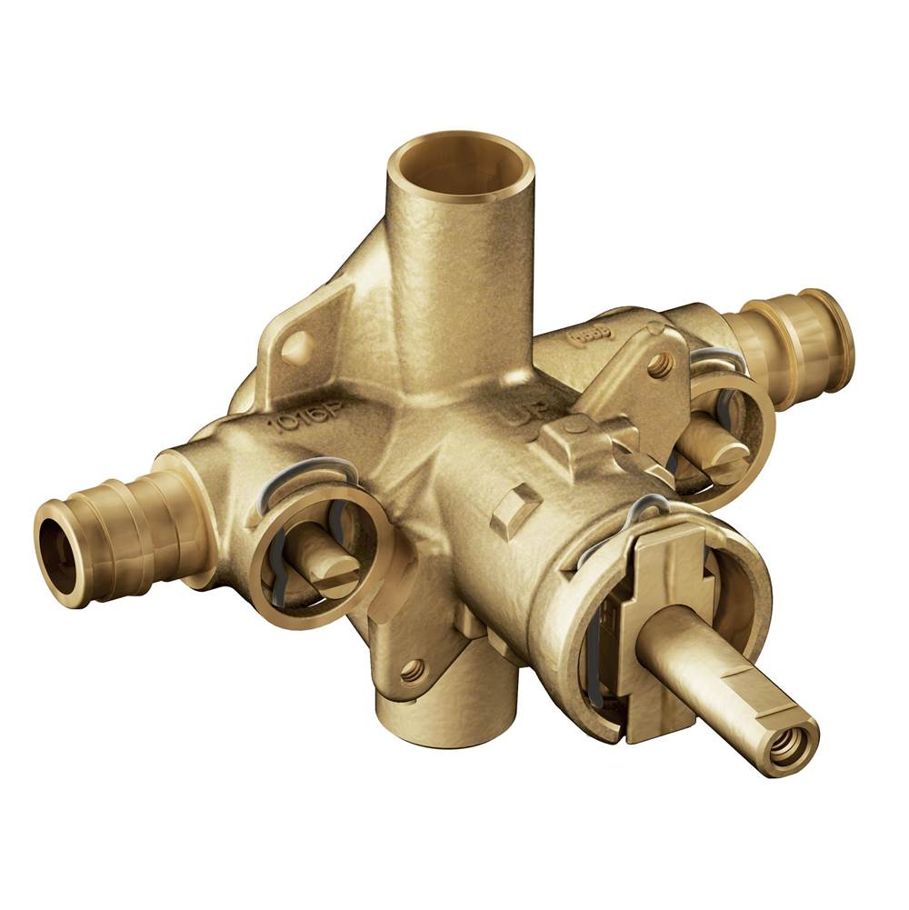 Moen 1/2'' Posi-Temp(R) brass rough in valve includes stops