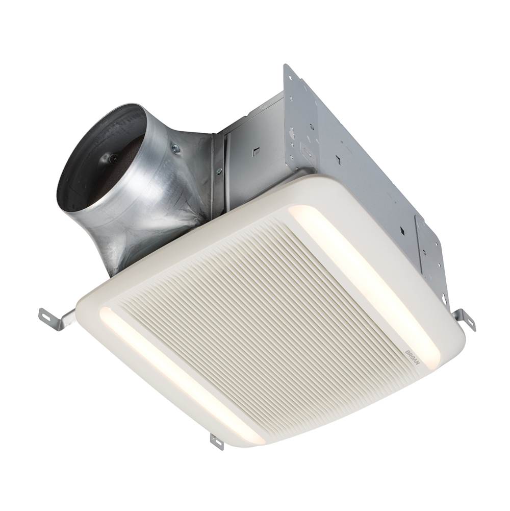 Broan Nutone Broan QTDC Series  110-150 CFM Bathroom Exhaust Fan w/ LED, ENERGY STAR®