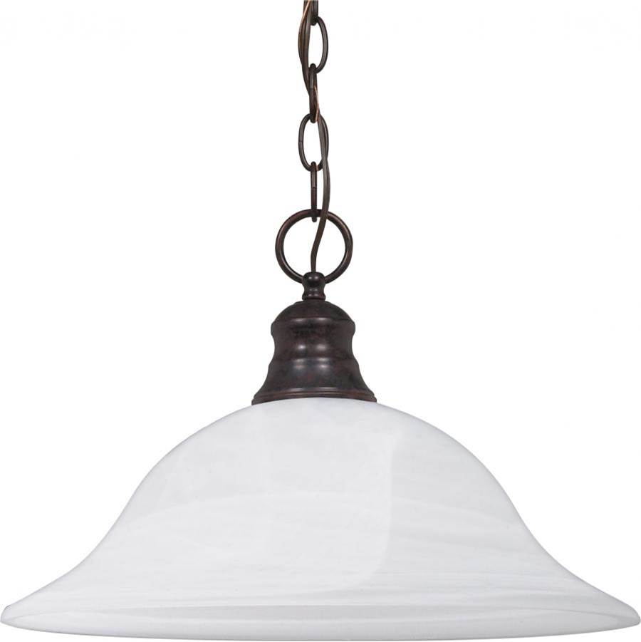 Nuvo 1 Light Hanging Dome Pendant