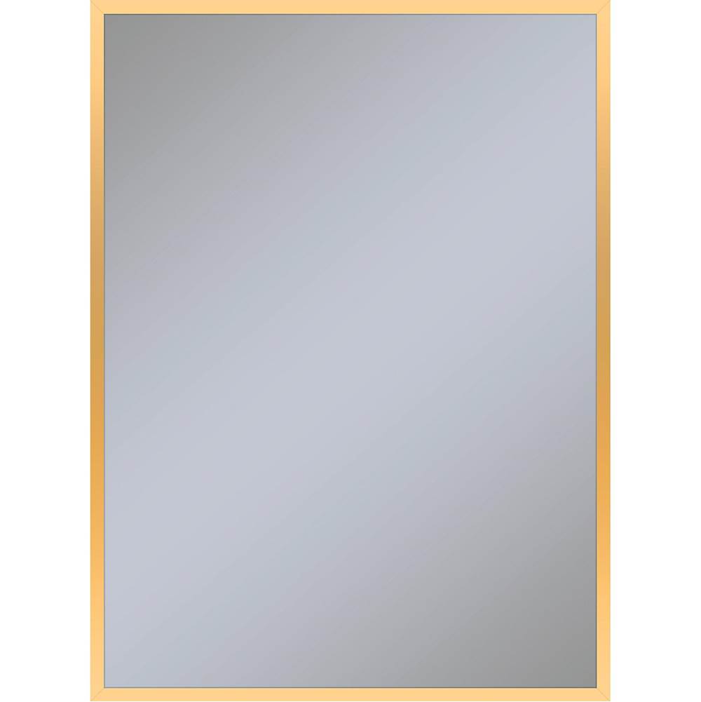 Robern Profiles Framed Mirror, 30'' x 40'' x 3/4'', Matte Gold