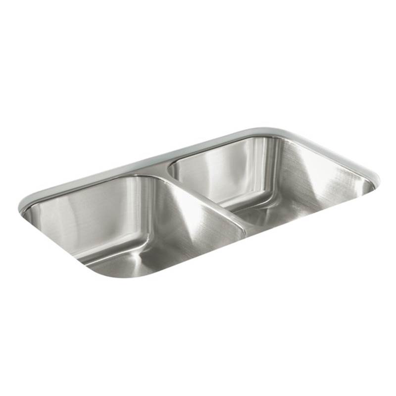 Sterling Plumbing McAllister® 32'' x 18'' x 8-1/16'' Undermount double-equal kitchen sink