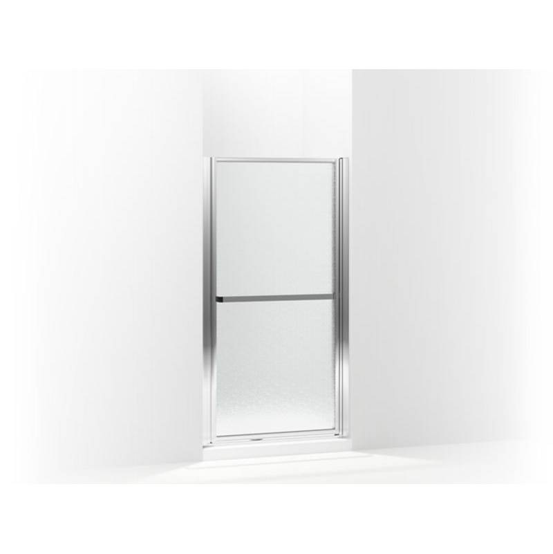Sterling Plumbing Finesse™ Framed pivot shower door, 65-1/2'' H x 36-1/2 - 39-1/2'' W, with 1/8'' thick Rain glass