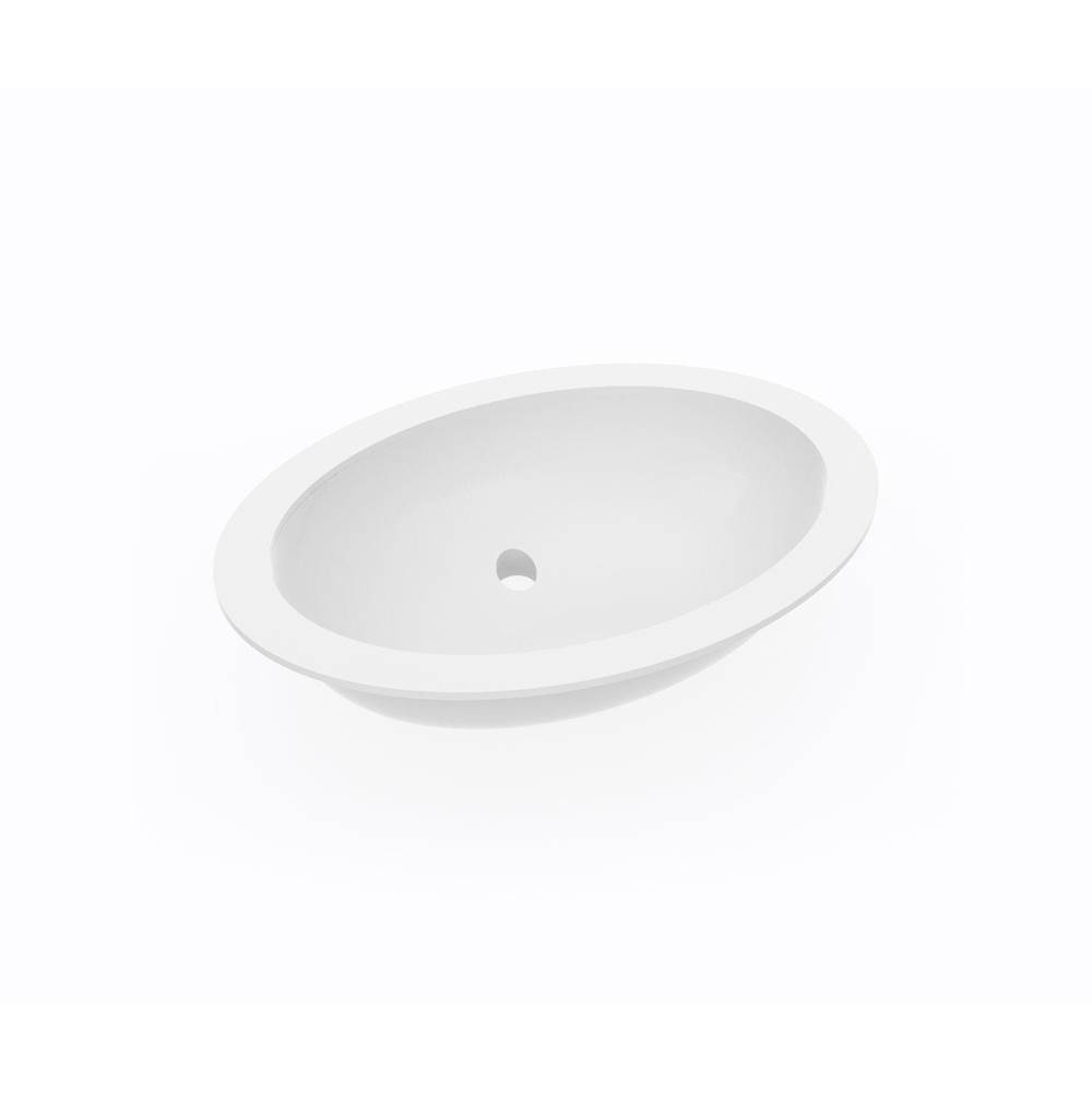Swan UL-1913 13 x 19 Swanstone® Undermount Single Bowl Sink in White
