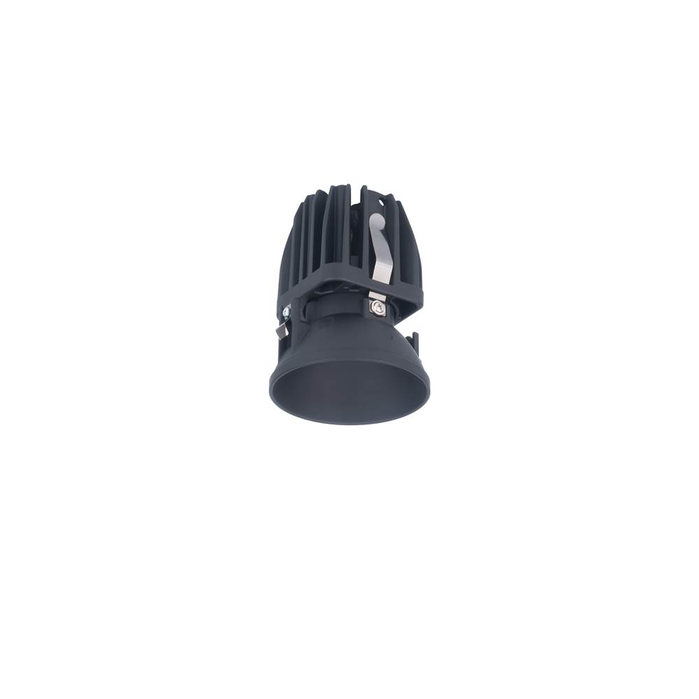 WAC Lighting FQ 2'' Shallow Round Donwlight Trimless 930 Black