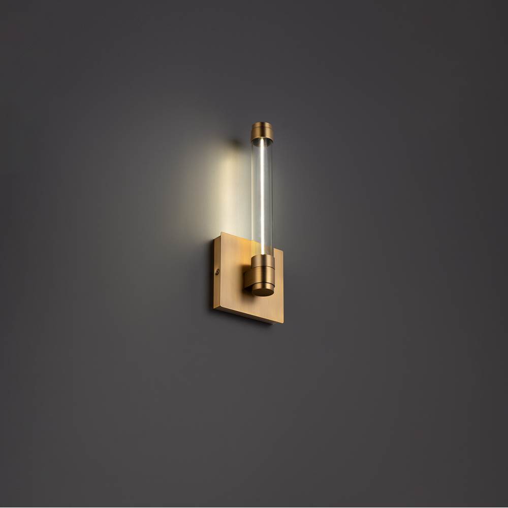 WAC Lighting Jedi 13'' LED Wall Sconce 3000K in Aged Brass