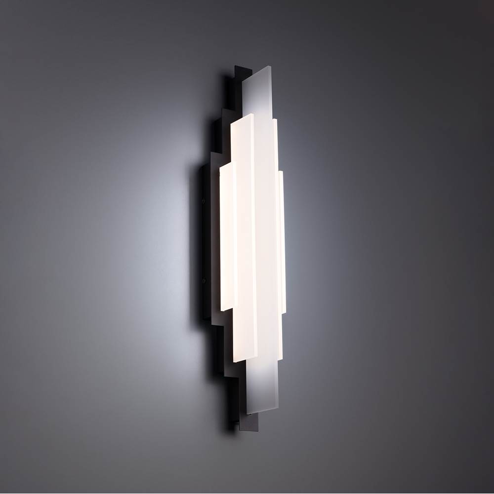 WAC Lighting Nouveau 23'' LED Wall Sconce 2700K in Black
