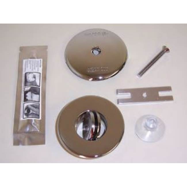 Watco Manufacturing NuFit PRESFLO Trim Kit, Brushed Nickel, Brs Stopper Assy (CP only), 2-Hole Faceplate